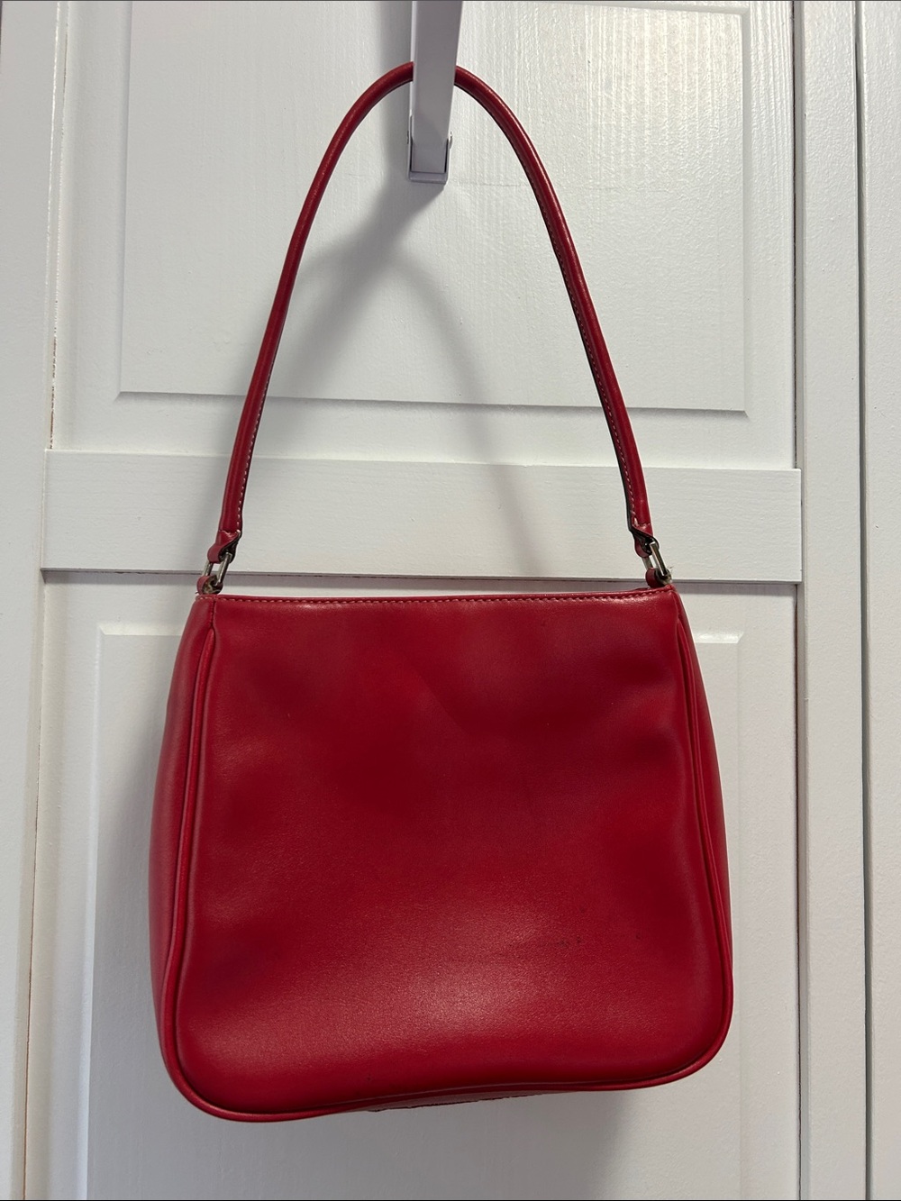 Nine West Red Classic Shoulder Bag - Elegant Everyday Tote